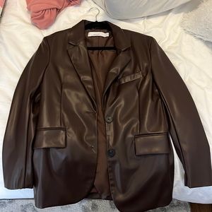Brown Bershka Blazer